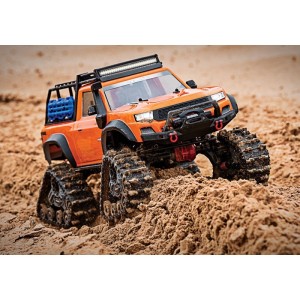 Traxxas Xmaxx txx82034-4-orng automodello cingolato trx-4 sport 1:10 4x4 trail crawler traxx e kit luci