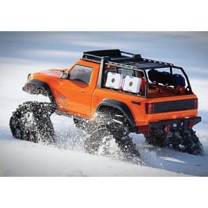 Traxxas Xmaxx txx82034-4-orng automodello cingolato trx-4 sport 1:10 4x4 trail crawler traxx e kit luci