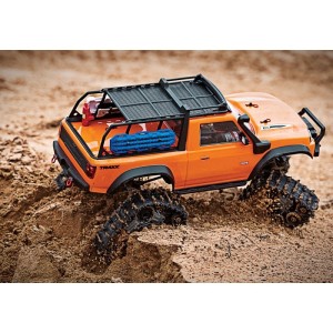 Traxxas Xmaxx txx82034-4-orng automodello cingolato trx-4 sport 1:10 4x4 trail crawler traxx e kit luci