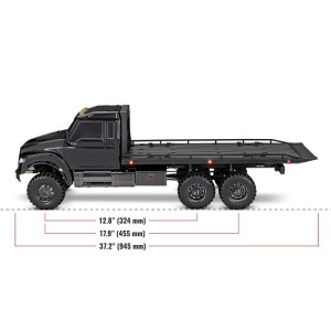Traxxas TXX88086-4 Automodello camion carroattrezzi elettrico trx-6 ultimate rc hauler 6x6 tqi