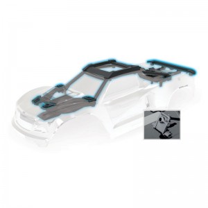 Traxxas TXX89086-4-BLUE Modellauto Wide Maxx VXL-4S – Blau