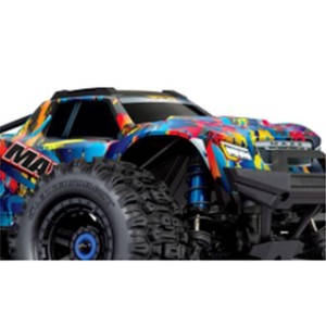 Traxxas TXX89086-4-RNR Automodello wide maxx vxl-4s - rock 'n roll