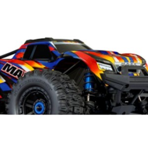 Traxxas TXX89086-4-YLW Automodello wide maxx vxl-4s - rock 'n roll