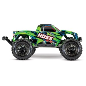 Traxxas TXX90076-4-GRN Automodello hoss 4wd monster truck 1:10 brushless vxl-3s tsm - verde