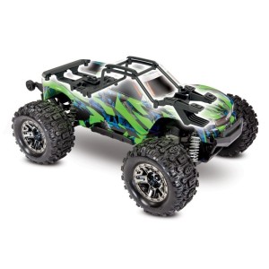 Traxxas TXX90076-4-GRN Automodello hoss 4wd monster truck 1:10 brushless vxl-3s tsm - verde