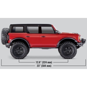 Traxxas Trx-4 TXX92076-4-ORNG new ford bronco 2021 scale & trail crawler