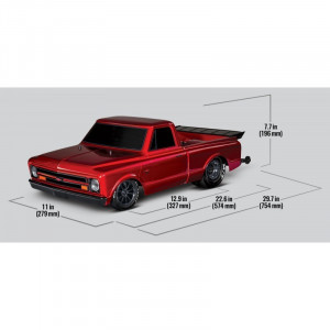 Traxxas TXX94076-4 RC Modellauto Drag Slash Brushless VXL-3S TQI TSM Lila