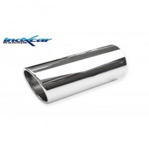 Runder Auslassauspuff, Durchmesser 90 mm, X-Race – Lg. 250 mm Inoxcar-Ausgänge zum Schweißen