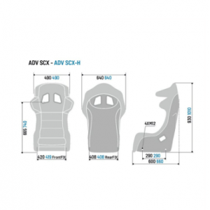 Sedile Sparco Adv-Scx Carbonio 00804ZNR