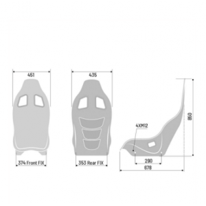 copy of Sedile Sparco in carbonio ultraleggero Adv-Sc 008020ZNR