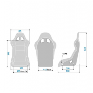 Sedile Sparco Evo Xl Qrt X Vetroresina 008015XNR