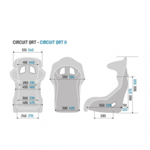 Sedile Sparco Circuit II Racing Mr Wrapp Vetroresina 008011WRMRNR