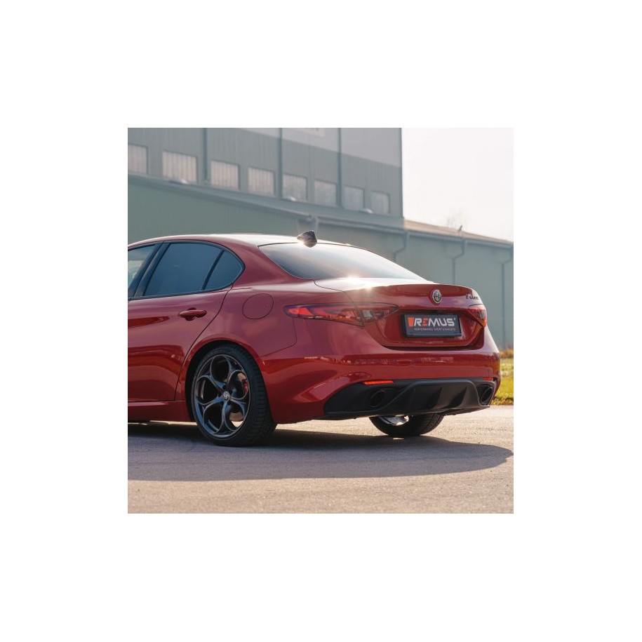 Sistema Di Scarico Completo Remus Per Alfa Romeo Giulia Veloce TypE 952, 2Wd, 4Wd 2.0l Turbo MultiAir 148kW 2021