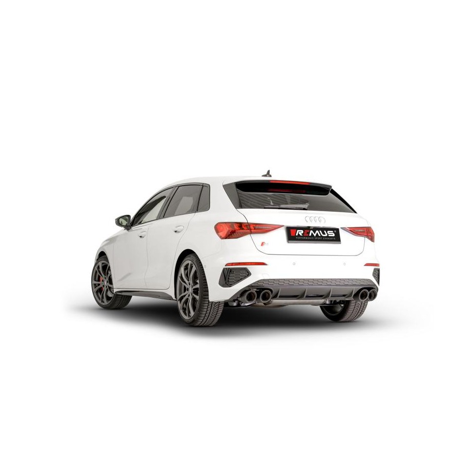 Sistema Di Scarico Posteriore Gpf Remus Per Audi S3 TypE 8Y 2.0l TFSI, Sportback, Quattro S tronic 228kW 2020