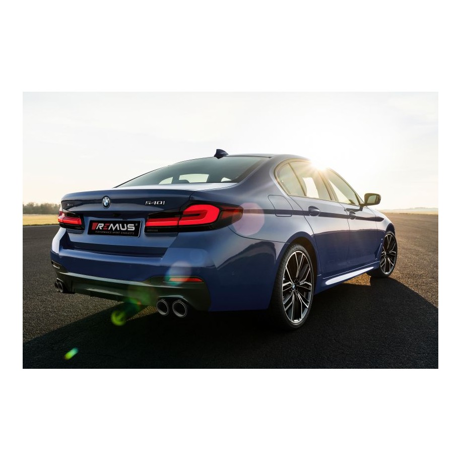 Sistema Di Scarico Completo Remus Per Bmw Serie 5 G30 G5L Sedan G31 Touring 540i/540i xDrive 245kW 10/2020