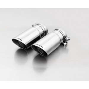 Set Terminali Di Scarico LR 76 mm Angolati Remus Per Mercedes Cla TypE C117 2.0l, CLA 250 155kW 2013